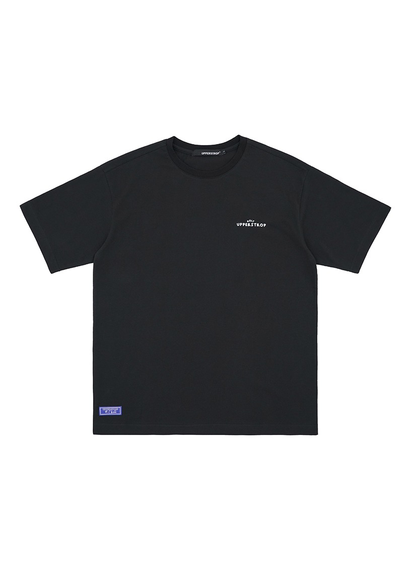 [UP9061] UPST GOLF 레트로 드로잉 그래픽 티셔츠 블랙